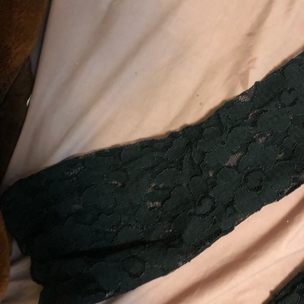 A lace black long sleeve